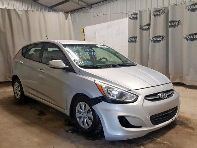 KMHCT5AE1FU222524 - 2015 HYUNDAI ACCENT GS SILVER photo 1