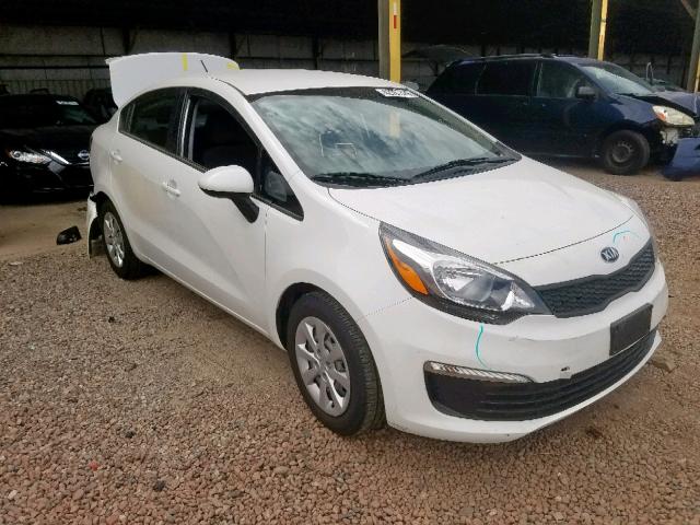 KNADM4A32H6025218 - 2017 KIA RIO LX WHITE photo 1