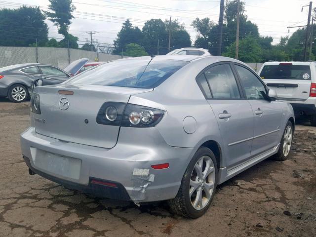 JM1BK323X71654861 - 2007 MAZDA 3 S SILVER photo 4