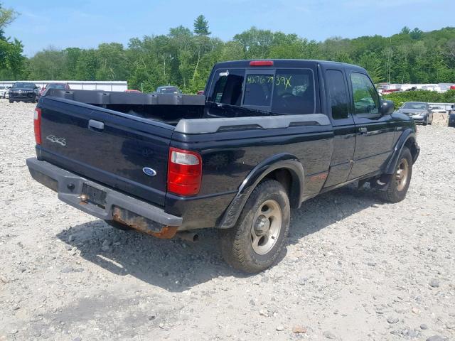 1FTZR15E11TA59226 - 2001 FORD RANGER SUP BLACK photo 4