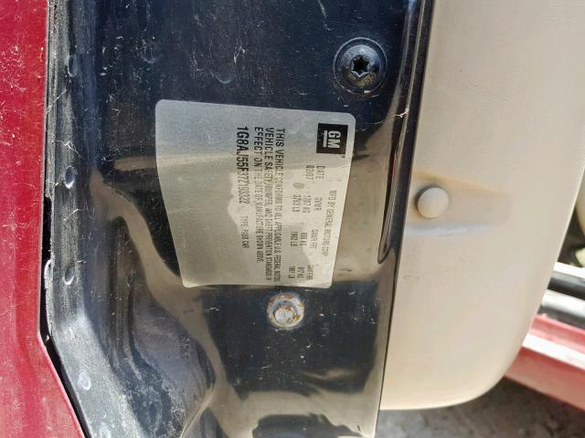 1G8AJ55F37Z193322 - 2007 SATURN ION LEVEL MAROON photo 10