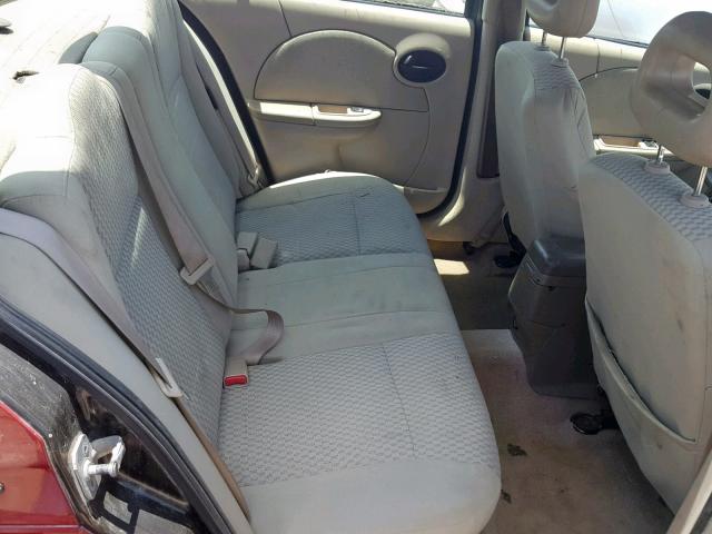 1G8AJ55F37Z193322 - 2007 SATURN ION LEVEL MAROON photo 6