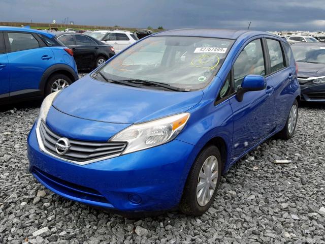 3N1CE2CP3EL380080 - 2014 NISSAN VERSA NOTE BLUE photo 2