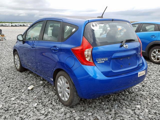 3N1CE2CP3EL380080 - 2014 NISSAN VERSA NOTE BLUE photo 3