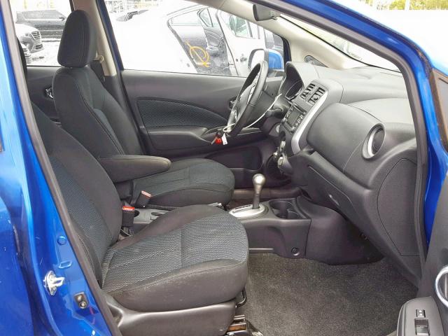 3N1CE2CP3EL380080 - 2014 NISSAN VERSA NOTE BLUE photo 5