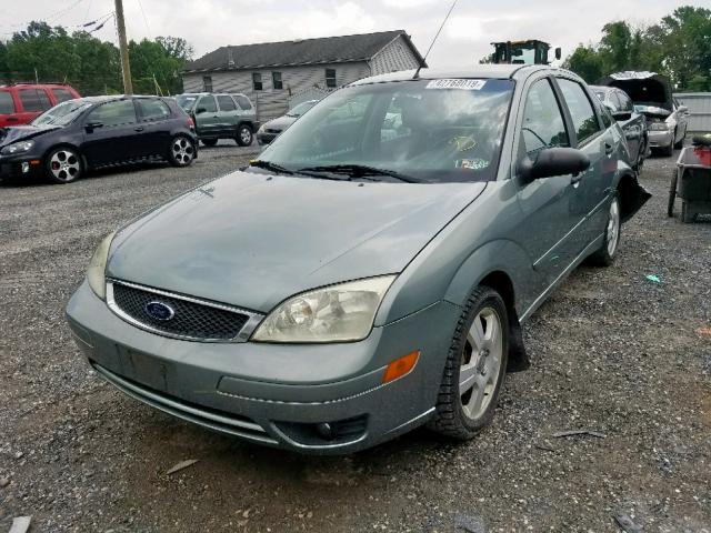 1FAFP34N46W107934 - 2006 FORD FOCUS ZX4 TEAL photo 2