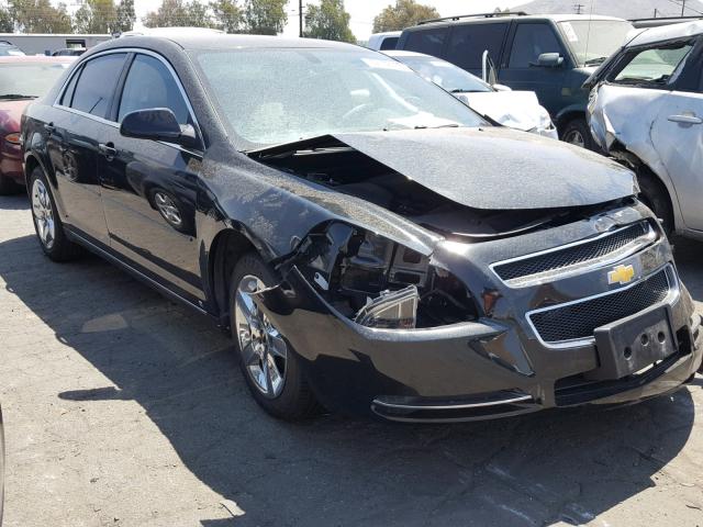 1G1ZH57B39F148523 - 2009 CHEVROLET MALIBU 1LT BLACK photo 1