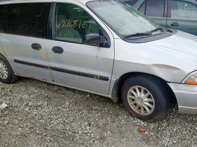 2FMZA51453BA48255 - 2003 FORD WINDSTAR L SILVER photo 9