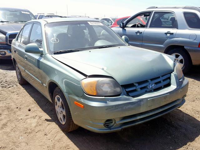 KMHCG45C35U591231 - 2005 HYUNDAI ACCENT GL GREEN photo 1