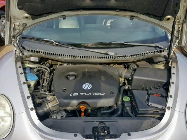 3VWDD21C1YM480341 - 2000 VOLKSWAGEN NEW BEETLE ვერცხლისფერი ფოტო 7