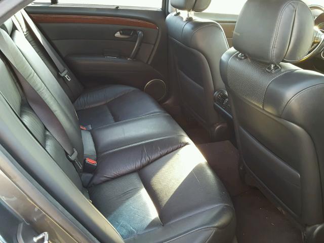 JH4KB16575C008712 - 2005 ACURA RL GRAY photo 6