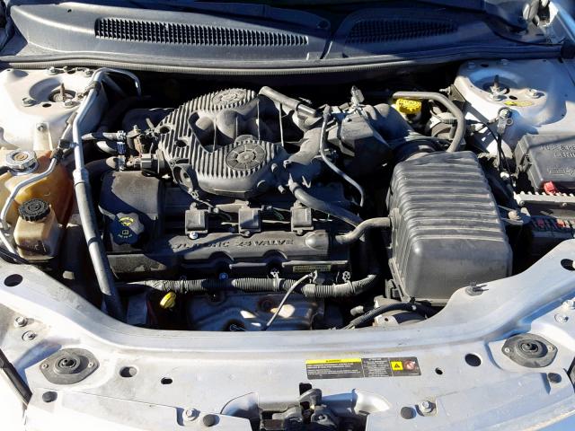 1C3EL75R15N676839 - 2005 CHRYSLER SEBRING GT SILVER photo 7