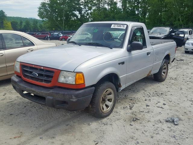 1FTYR10D33TA32672 - 2003 FORD RANGER SILVER photo 2