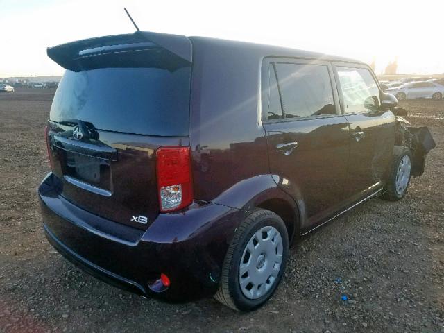 JTLZE4FE9EJ054065 - 2014 TOYOTA SCION XB 栗色 照片 4