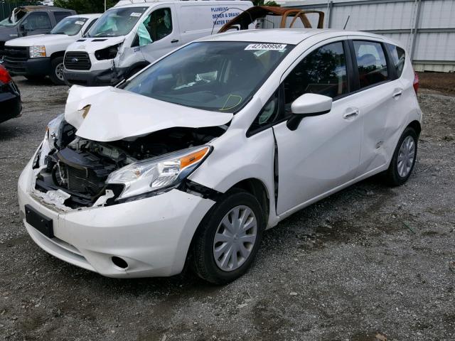 3N1CE2CP5FL373438 - 2015 NISSAN VERSA NOTE WHITE photo 2