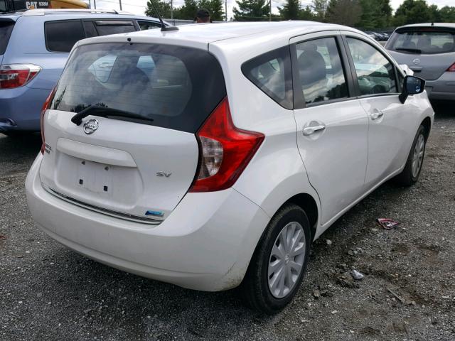 3N1CE2CP5FL373438 - 2015 NISSAN VERSA NOTE WHITE photo 4