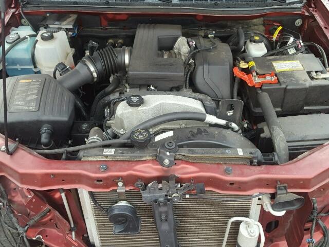 1GCJSDDE6A8143291 - 2010 CHEVROLET COLORADO L RED photo 7