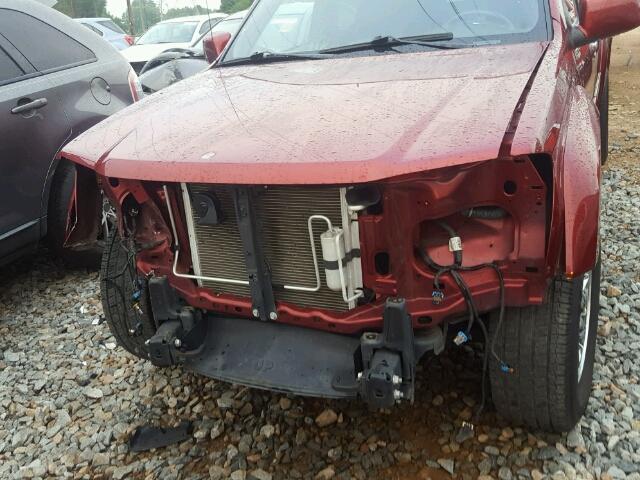 1GCJSDDE6A8143291 - 2010 CHEVROLET COLORADO L RED photo 9