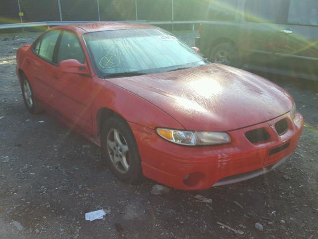 1G2WP52K0WF236062 - 1998 PONTIAC GRAND PRIX RED photo 1
