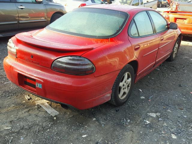1G2WP52K0WF236062 - 1998 PONTIAC GRAND PRIX RED photo 4