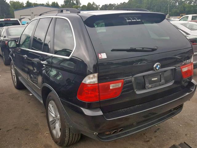 5UXFB53565LV10642 - 2005 BMW X5 4.4I BLACK photo 3