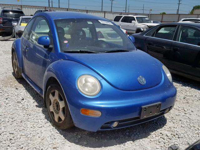 3VWBB61C6WM002160 - 1998 VOLKSWAGEN NEW BEETLE BLUE photo 1