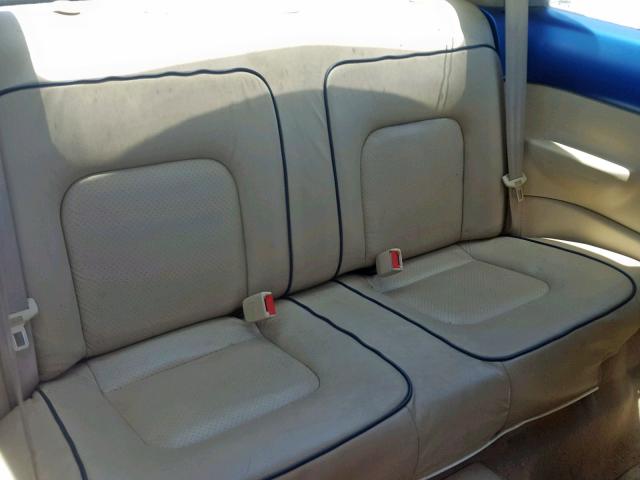 3VWBB61C6WM002160 - 1998 VOLKSWAGEN NEW BEETLE BLUE photo 6