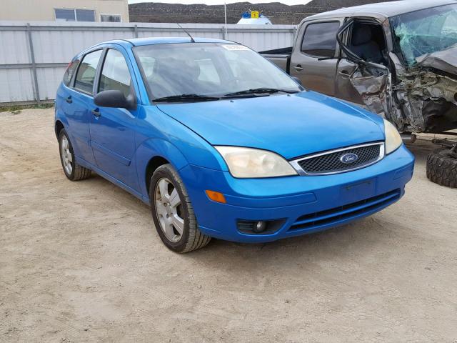 1FAFP37N67W236349 - 2007 FORD FOCUS ZX5 BLUE photo 1