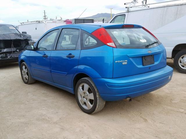 1FAFP37N67W236349 - 2007 FORD FOCUS ZX5 BLUE photo 3