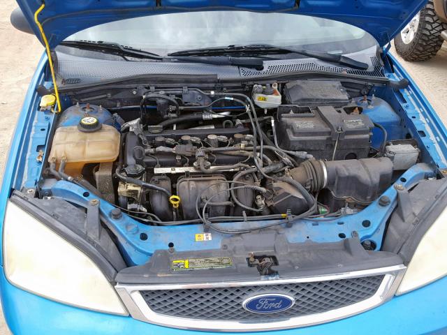 1FAFP37N67W236349 - 2007 FORD FOCUS ZX5 BLUE photo 7