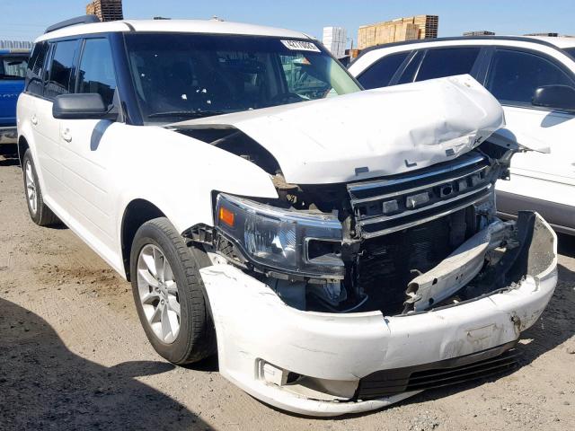 2FMGK5B81DBD34028 - 2013 FORD FLEX SE WHITE photo 1