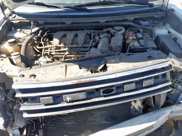 2FMGK5B81DBD34028 - 2013 FORD FLEX SE WHITE photo 7