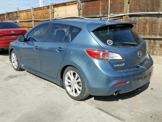 JM1BL1H53A1285956 - 2010 MAZDA 3 S BLUE photo 3