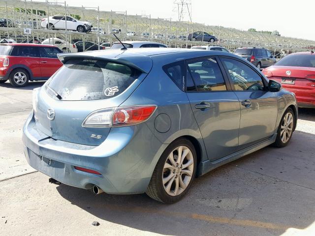 JM1BL1H53A1285956 - 2010 MAZDA 3 S BLUE photo 4