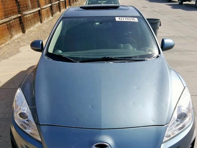 JM1BL1H53A1285956 - 2010 MAZDA 3 S BLUE photo 9