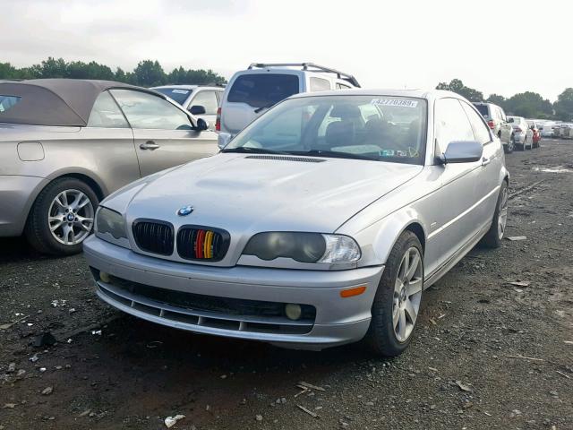 WBABM3344YJN64041 - 2000 BMW 323 CI SILVER photo 2