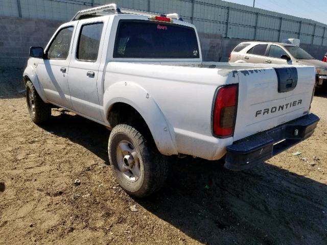 1N6MD27YX2C388513 - 2002 NISSAN FRONTIER C WHITE photo 3