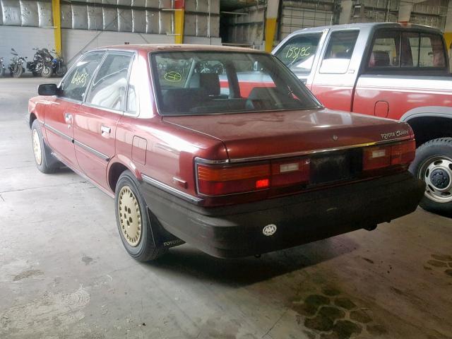 JT2SV21E2K3384776 - 1989 TOYOTA CAMRY DLX 红色 照片 3