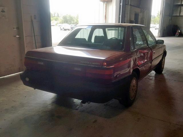 JT2SV21E2K3384776 - 1989 TOYOTA CAMRY DLX 红色 照片 4