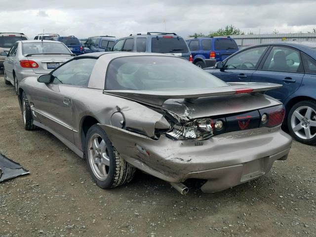 2G2FV22G122112684 - 2002 PONTIAC FIREBIRD F BEIGE photo 3