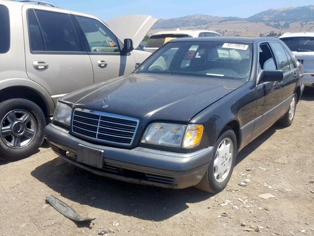 WDBGA32E1SA227487 - 1995 MERCEDES-BENZ S 320W BLACK photo 2