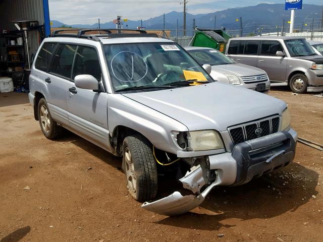 JF1SF65662H729198 - 2002 SUBARU FORESTER S SILVER photo 1