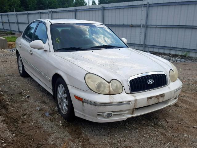 KMHWF35H94A996208 - 2004 HYUNDAI SONATA GLS WHITE photo 1