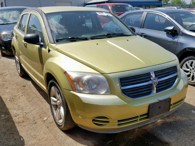 1B3CB4HA9AD571834 - 2010 DODGE CALIBER SX GREEN photo 1