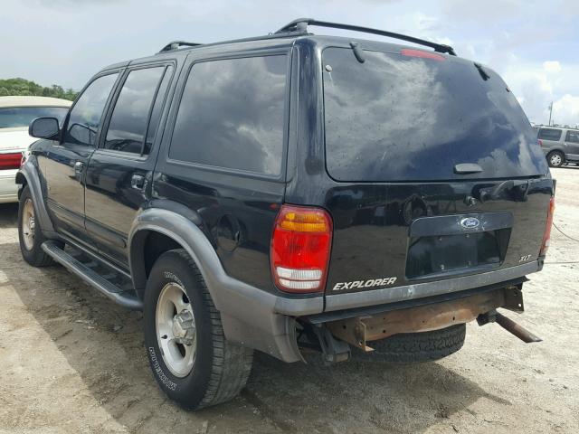 1FMZU32E8XUC23018 - 1999 FORD EXPLORER BLACK photo 3