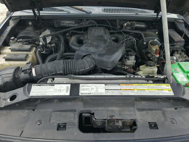 1FMZU32E8XUC23018 - 1999 FORD EXPLORER BLACK photo 7