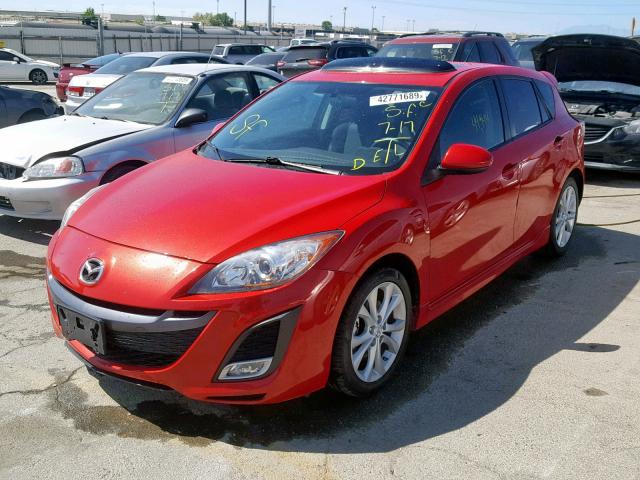 JM1BL1K59B1435482 - 2011 MAZDA 3 S BURGUNDY photo 2