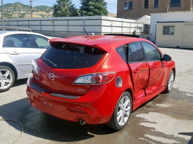 JM1BL1K59B1435482 - 2011 MAZDA 3 S BURGUNDY photo 4