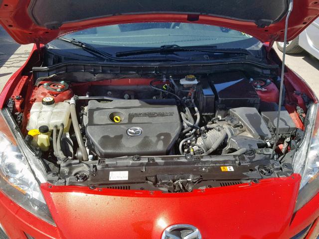 JM1BL1K59B1435482 - 2011 MAZDA 3 S BURGUNDY photo 7