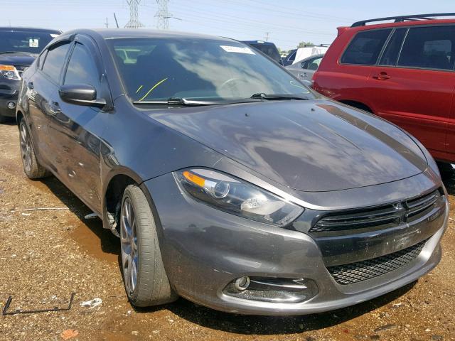 1C3CDFBB8GD517007 - 2016 DODGE DART SXT GRAY photo 1